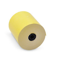 Load image into Gallery viewer, 3 1/8&quot; X 230&#39; (50 Rolls) Canary (Yellow) Thermal Cash Register Paper Roll
