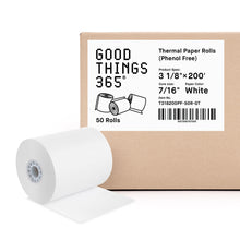 Load image into Gallery viewer, 3 1/8&quot; x 200&#39; Phenol Free Thermal Paper Rolls (10 Rolls)
