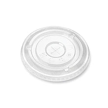 Load image into Gallery viewer, PET Plastic Flat Lids 98mm for 12 14 16 20 24 oz. Cold Cups, 1000 Count
